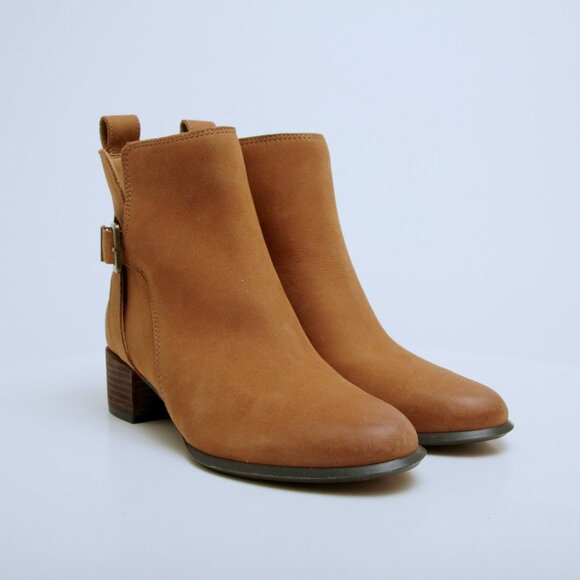 NWOT Vionic Sienna Buckle Leather Boots - Picture 2 of 13